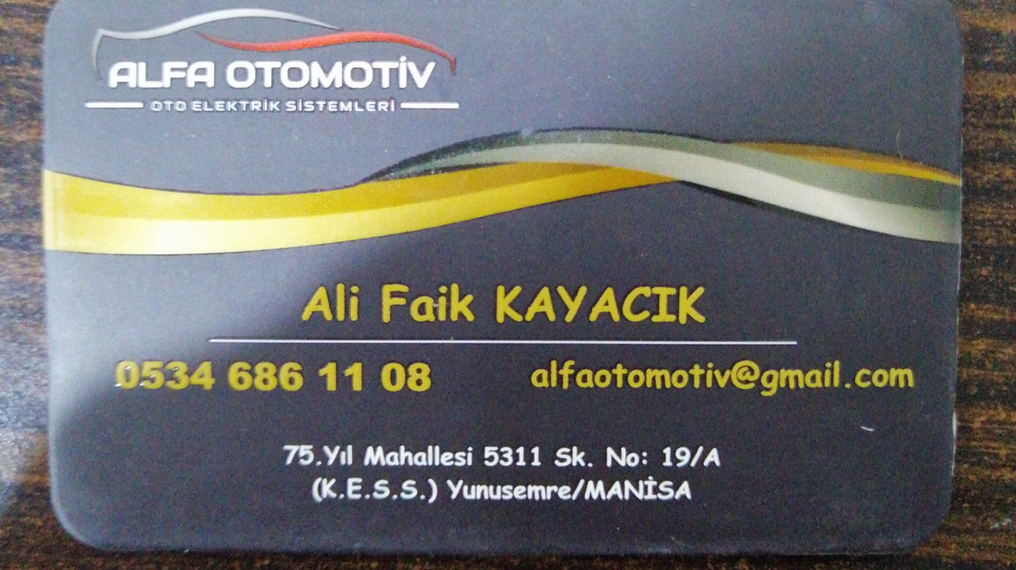 Alfa Oto Elektrik - Yunusemre / Manisa