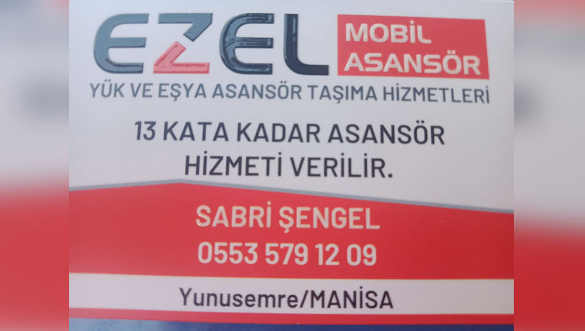 Ezel Asansör Kiralama - Yunusemre / Manisa